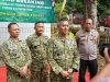 Kasrem 043/Gatam Pimpin Ground Breaking Pembangunan 30 Jembatan Perintis Garuda Tahap V dan VI Di Provinsi Lampung