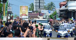 Pengamanan Kunjungan Presiden RI di Lampung Berjalan Optimal, Danrem 043/Gatam Lakukan Pemantauan Langsung