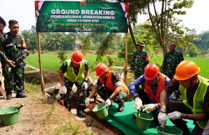 Danrem 043/Gatam Resmikan Pembangunan 24 Jembatan ARMCO Secara Serentak di Lampung dan Bengkulu