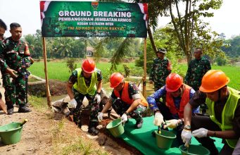 Danrem 043/Gatam Resmikan Pembangunan 24 Jembatan ARMCO Secara Serentak di Lampung dan Bengkulu