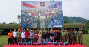 Perkuat Sinergi Penanggulangan Bencana, ASOPS Panglima TNI Tutup LATGABMA MALINDO DARSASA 12AB/2026 di Lampung