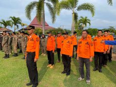 Sinergi Tanguh BPBD Kaur Ikut upacara Peringatan HUT Bhayangkara ke 80 Tahun