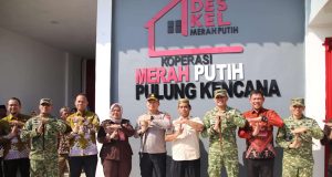 Danrem 043/Gatam Dampingi Pangdam XXI/RI Tinjau KDKMP Pulung Kencana
