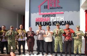Danrem 043/Gatam Dampingi Pangdam XXI/RI Tinjau KDKMP Pulung Kencana