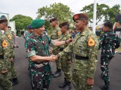 Danrem 043/Gatam Terima Taruna Akademi TNI dan Akpol dalam Kegiatan Integratif Bhakti Sekolah Rakyat Tahun 2026