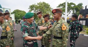 Danrem 043/Gatam Terima Taruna Akademi TNI dan Akpol dalam Kegiatan Integratif Bhakti Sekolah Rakyat Tahun 2026