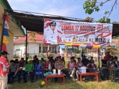 Kades Kepahiang Buka Acara kegiatan Perlombaan, Masyarakat Antusias Sambut HUT RI ke-81