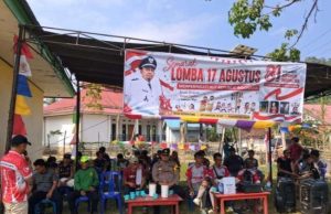 Kades Kepahiang Buka Acara kegiatan Perlombaan, Masyarakat Antusias Sambut HUT RI ke-81