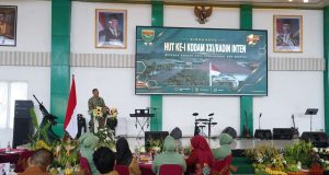 Syukuran HUT Ke-1 Kodam XXI/Radin Inten, Tegaskan Komitmen “Bekerja dengan Hati”