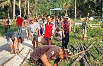 Menuju HUT RI ke-81, Kades Babat Ajak Warga Gerakkan Padat Karya untuk Desa Bersih