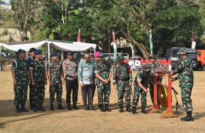 Kasrem 043/Gatam Dampingi Kasdam XXI/RI Tutup TMMD ke-129 di Bandar Lampung