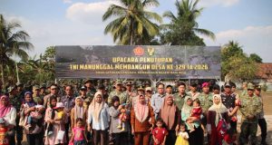 Danrem 043/Gatam Hadiri Penutupan TMMD ke-129 Kodim 0412/LU