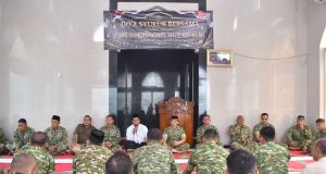 Korem 043/Gatam Gelar Doa Syukur Bersama Peringati HUT ke-81 RI