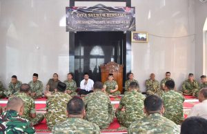 Korem 043/Gatam Gelar Doa Syukur Bersama Peringati HUT ke-81 RI