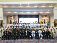 Kasrem 043/Gatam Hadiri Pengukuhan Paskibraka Provinsi Lampung 2026