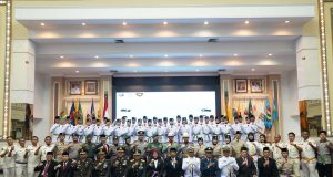 Kasrem 043/Gatam Hadiri Pengukuhan Paskibraka Provinsi Lampung 2026