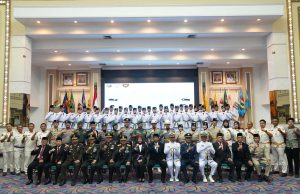 Kasrem 043/Gatam Hadiri Pengukuhan Paskibraka Provinsi Lampung 2026