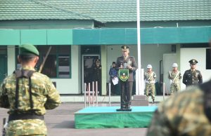 Korem 043/Gatam Khidmat Upacara HUT Ke-81 RI, Teguhkan Semangat “Indonesia Berdaulat, Adil, dan Makmur”