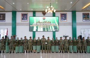 Danrem 043/Gatam Hadiri Sertijab Pejabat Kodam XXI/Radin Inten, Tegaskan Komitmen Sinergitas untuk Lampung
