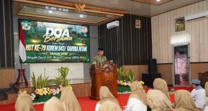 Maulid Nabi dan HUT Ke-79, Korem 043/Gatam Perkuat Semangat Pengabdian Bersama Rakyat