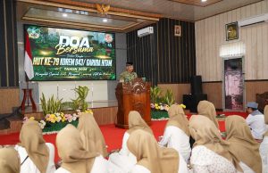 Maulid Nabi dan HUT Ke-79, Korem 043/Gatam Perkuat Semangat Pengabdian Bersama Rakyat