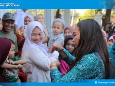 Peluk Harapan Anak-anak Lampung Selatan, Zita Anjani Pastikan Perjuangan Cegah Stunting Dimulai dari Keluarga