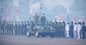 Bupati Muba Hadiri Peringatan HUT ke-81 TNI di Lanud Sri Mulyono Herlambang