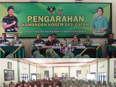 Danrem Gatam: Prajurit Harus Peka dan Hadir Memberi Manfaat bagi Masyarakat