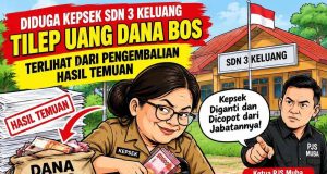 Diduga Kepsek SDN 3 Keluang Tilep Uang Dana BOS, Terlihat dari Pengembalian Hasil Temuan