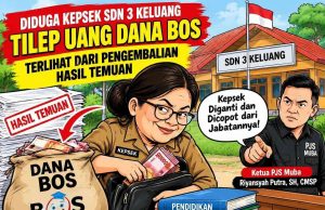 Diduga Kepsek SDN 3 Keluang Tilep Uang Dana BOS, Terlihat dari Pengembalian Hasil Temuan