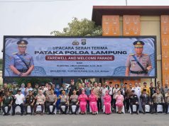 Sertijab Kapolda Lampung, Danrem 043/Gatam Tegaskan Sinergi TNI-Polri Kunci Jaga Keamanan