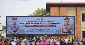 Sertijab Kapolda Lampung, Danrem 043/Gatam Tegaskan Sinergi TNI-Polri Kunci Jaga Keamanan
