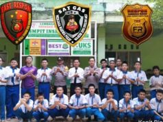 POLISI BERSAMA MASYARAKAT — Polsek Sungai Lilin Peduli Pendidikan