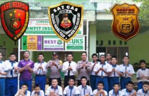 POLISI BERSAMA MASYARAKAT — Polsek Sungai Lilin Peduli Pendidikan